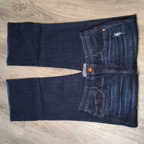 Wit & Wisdom Denim - sac303 ✨Wit & Wisdom Wide Leg Open Boot Cut Size 10 w/ 27" Inseam Stretch Waist